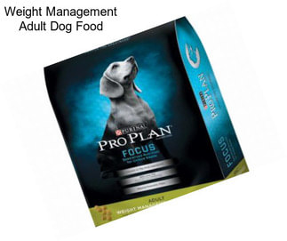 Weight Management Adult Dog Food