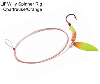 Lil\' Willy Spinner Rig - Chartreuse/Orange