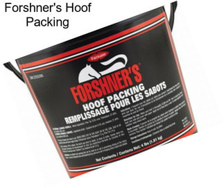 Forshner\'s Hoof Packing