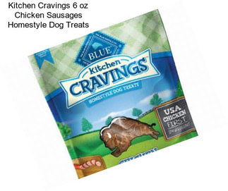 Kitchen Cravings 6 oz Chicken Sausages Homestyle Dog Treats