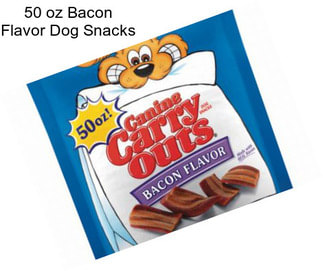 50 oz Bacon Flavor Dog Snacks