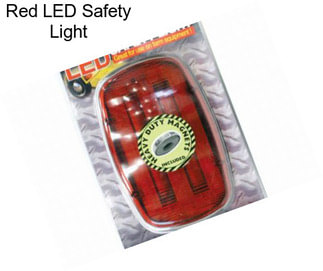 Red LED Safety Light