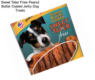 Sweet Tater Fries Peanut Butter Coated Jerky Dog Treats
