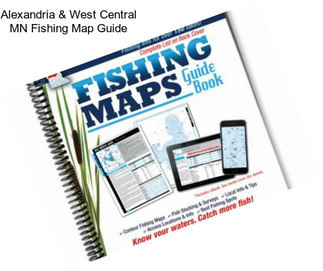 Alexandria & West Central MN Fishing Map Guide