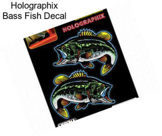 Holographix Bass Fish Decal