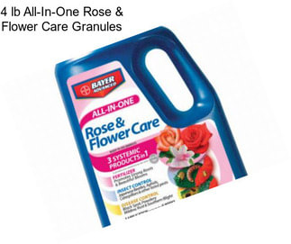 4 lb All-In-One Rose & Flower Care Granules