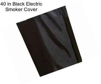 40 in Black Electric Smoker Cover