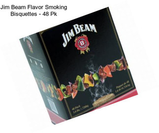 Jim Beam Flavor Smoking Bisquettes - 48 Pk