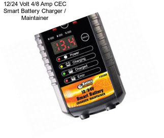 12/24 Volt 4/8 Amp CEC Smart Battery Charger / Maintainer