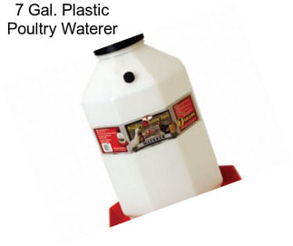 7 Gal. Plastic Poultry Waterer