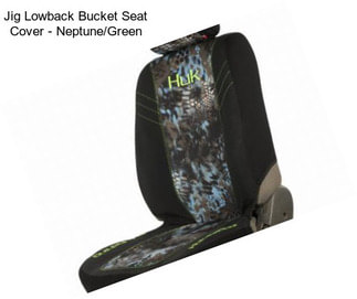 Jig Lowback Bucket Seat Cover - Neptune/Green
