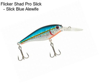 Flicker Shad Pro Slick - Slick Blue Alewife