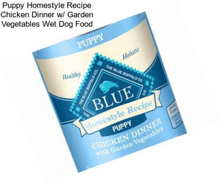 Puppy Homestyle Recipe Chicken Dinner w/ Garden Vegetables Wet Dog Food