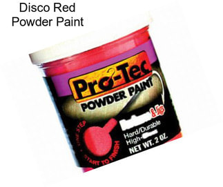 Disco Red Powder Paint