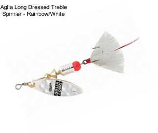 Aglia Long Dressed Treble Spinner - Rainbow/White