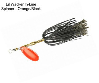 Lil Wacker In-Line Spinner - Orange/Black