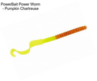 PowerBait Power Worm - Pumpkin Chartreuse