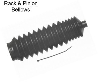 Rack & Pinion Bellows