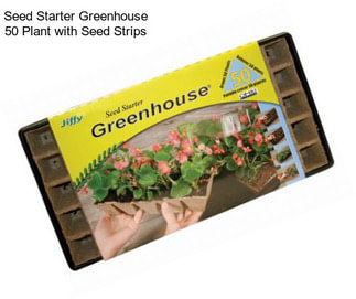 Seed Starter Greenhouse 50 Plant with Seed Strips