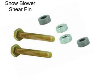 Snow Blower Shear Pin