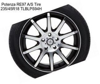 Potenza RE97 A/S Tire 235/45R18 TLBLPS94H