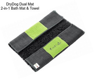 DryDog Dual Mat 2-in-1 Bath Mat & Towel