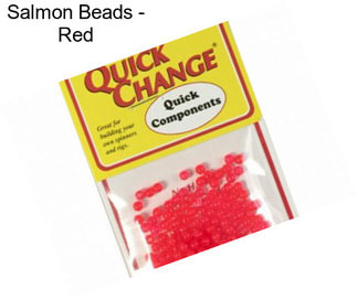 Salmon Beads - Red