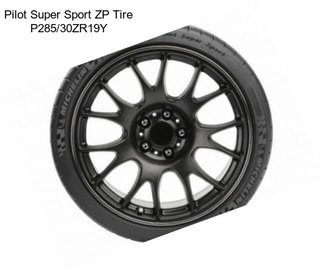 Pilot Super Sport ZP Tire P285/30ZR19Y