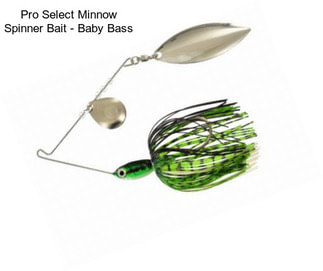 Pro Select Minnow Spinner Bait - Baby Bass