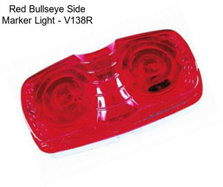 Red Bullseye Side Marker Light - V138R