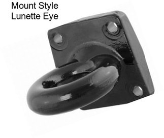 Mount Style Lunette Eye