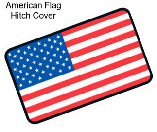 American Flag Hitch Cover