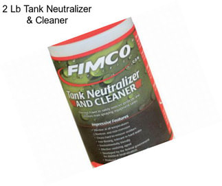 2 Lb Tank Neutralizer & Cleaner