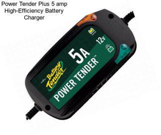 Power Tender Plus 5 amp High-Efficiency Battery Charger