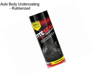 Auto Body Undercoating - Rubberized