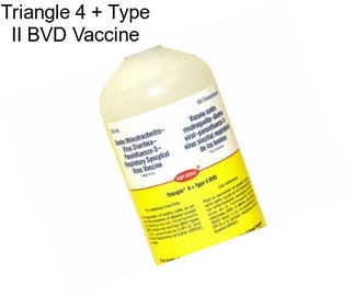 Triangle 4 + Type II BVD Vaccine