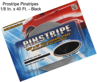 Prostripe Pinstripes 1/8 In. x 40 Ft. - Black