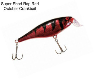 Super Shad Rap Red October Crankbait