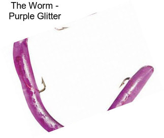 The Worm - Purple Glitter