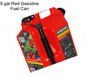 5 gal Red Gasoline Fuel Can