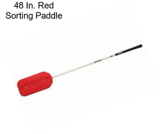 48 In. Red Sorting Paddle