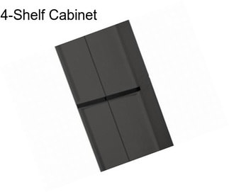 4-Shelf Cabinet