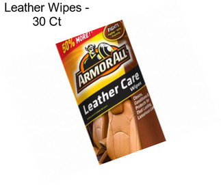 Leather Wipes - 30 Ct