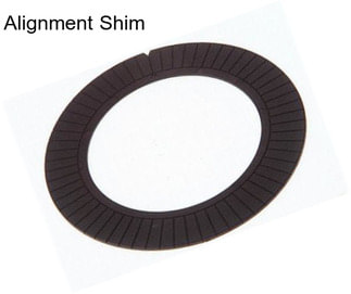 Alignment Shim