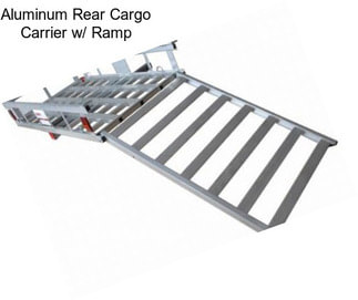 Aluminum Rear Cargo Carrier w/ Ramp