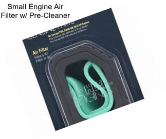 Small Engine Air Filter w/ Pre-Cleaner