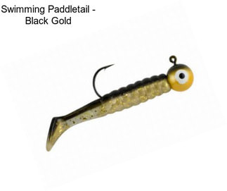 Swimming Paddletail - Black Gold
