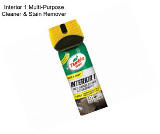 Interior 1 Multi-Purpose Cleaner & Stain Remover