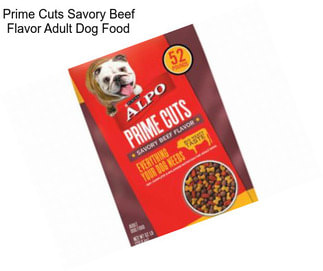 Prime Cuts Savory Beef Flavor Adult Dog Food
