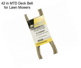 42 in MTD Deck Belt for Lawn Mowers